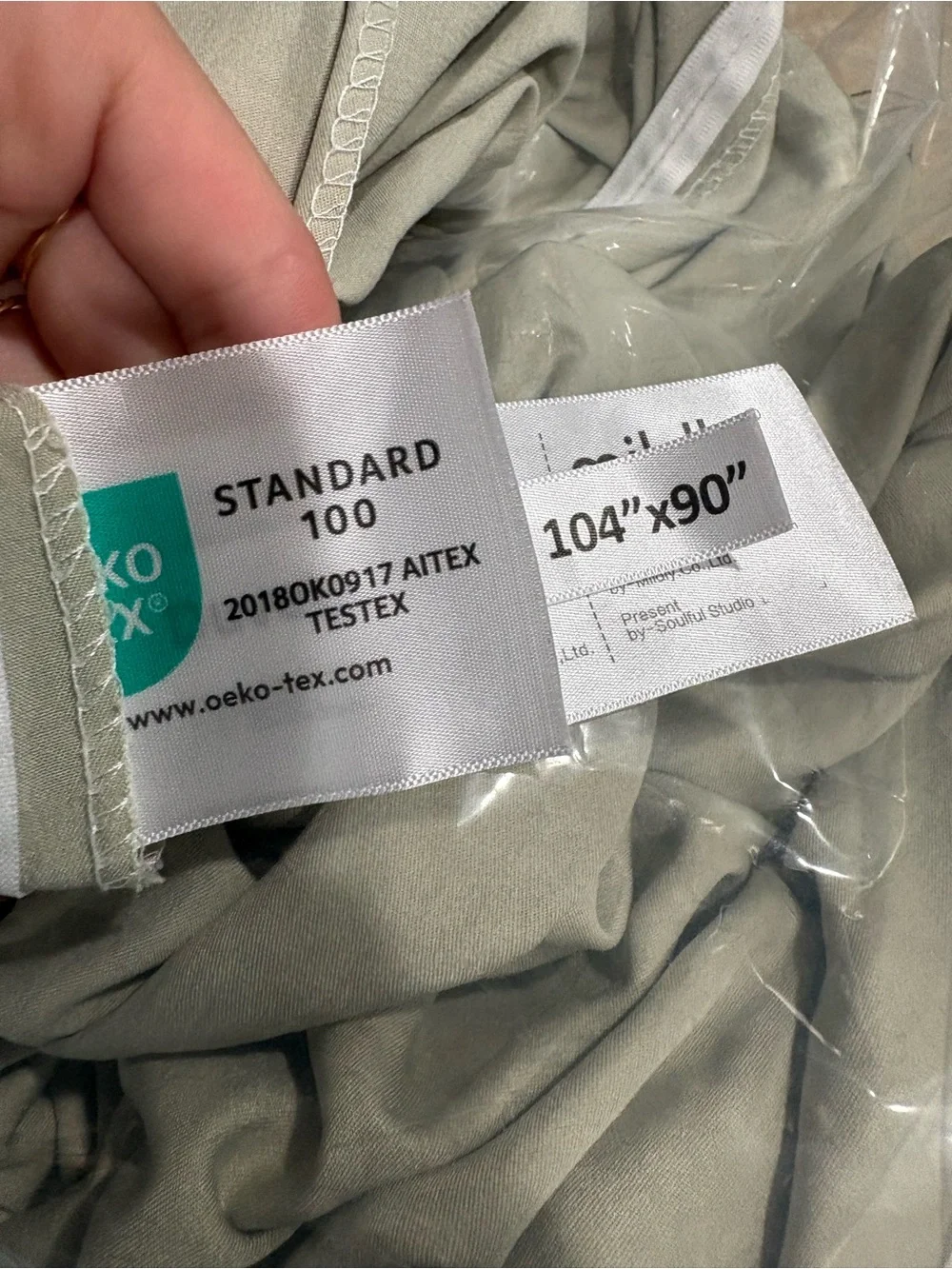 Mildly Green Microfiber Duvet Cover Set